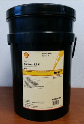 Компрессорное масло Shell Corena S2 R 68 (D68) см. замена на S3 R68  20 литров (замена на S3 R68) /